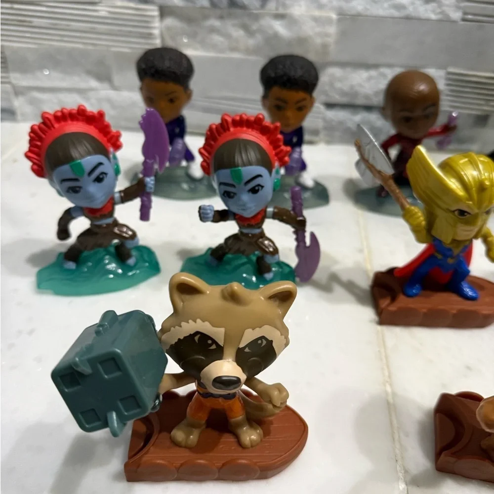 2022 McDonald's Happy Meal Toys Marvel Complete Set of 10 Bundle
